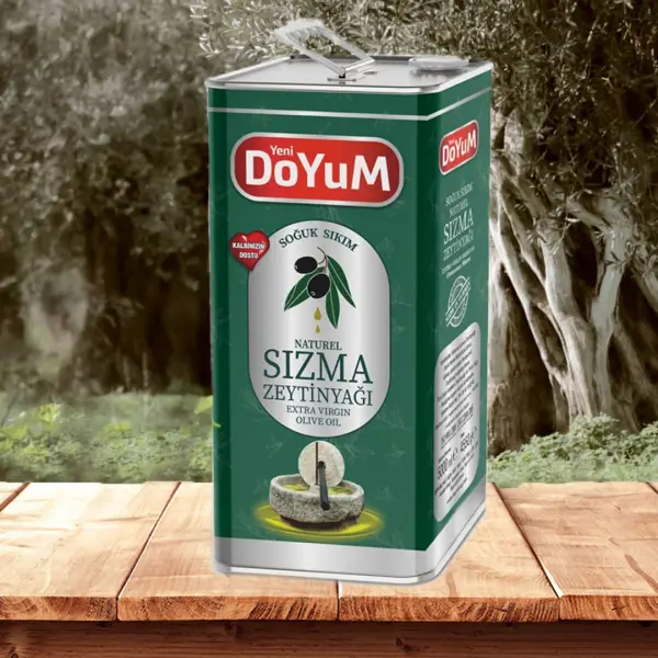 Soğuk Sıkım Zeytinyağı 5 Lt. Teneke